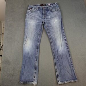 Ariat FR M4 Boot Jeans Mens 34x34 Blue Low Rise Flame Resistant Workwear Denim